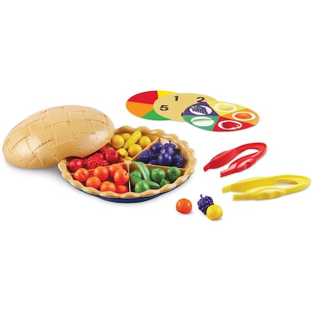 Learning Resources Super Sorting Pie, 8-3/4" D, 69/ST, Multi PK LRNLER6216